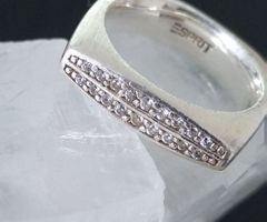 ESPRIT RING MIT ZIRKONIA IN 925 SILBER