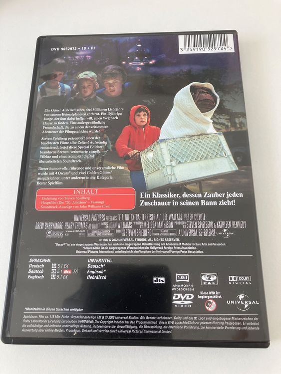 E.T. - Der Außerirdische (Remastered Version) (DVD)