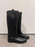 Navyboot Reitstiefel schwarz, Leder, Gr. 40 — NEU
