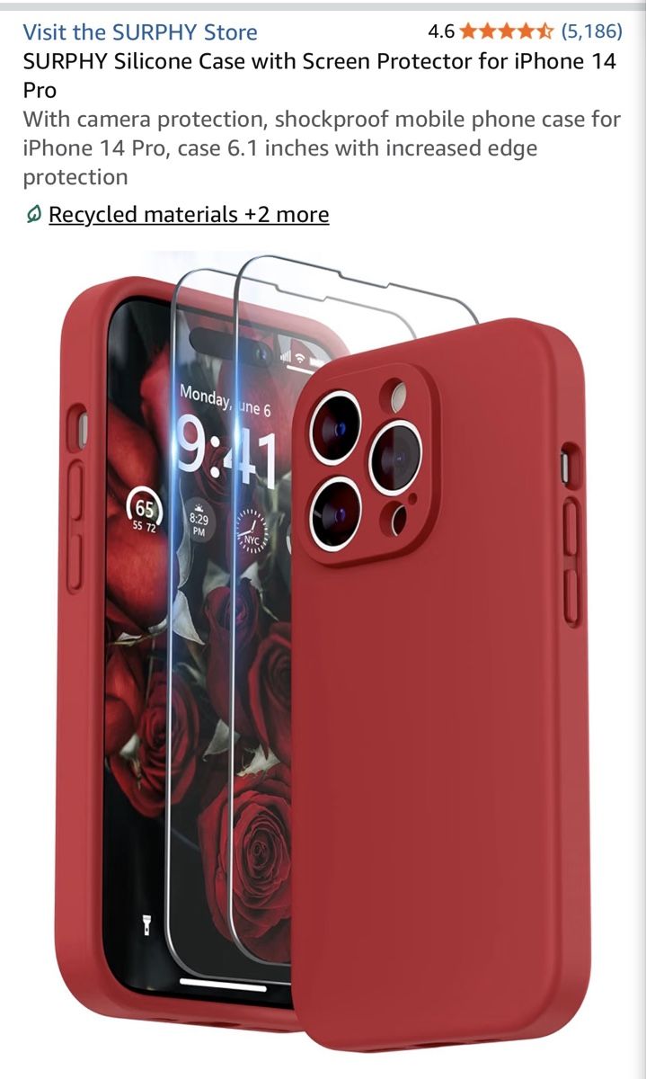 Apple Cover & Protezioni schermo: iPhone 14 Pro case – Nuovo (secondo la descrizione) da Zürich venduto da honeybunny91
