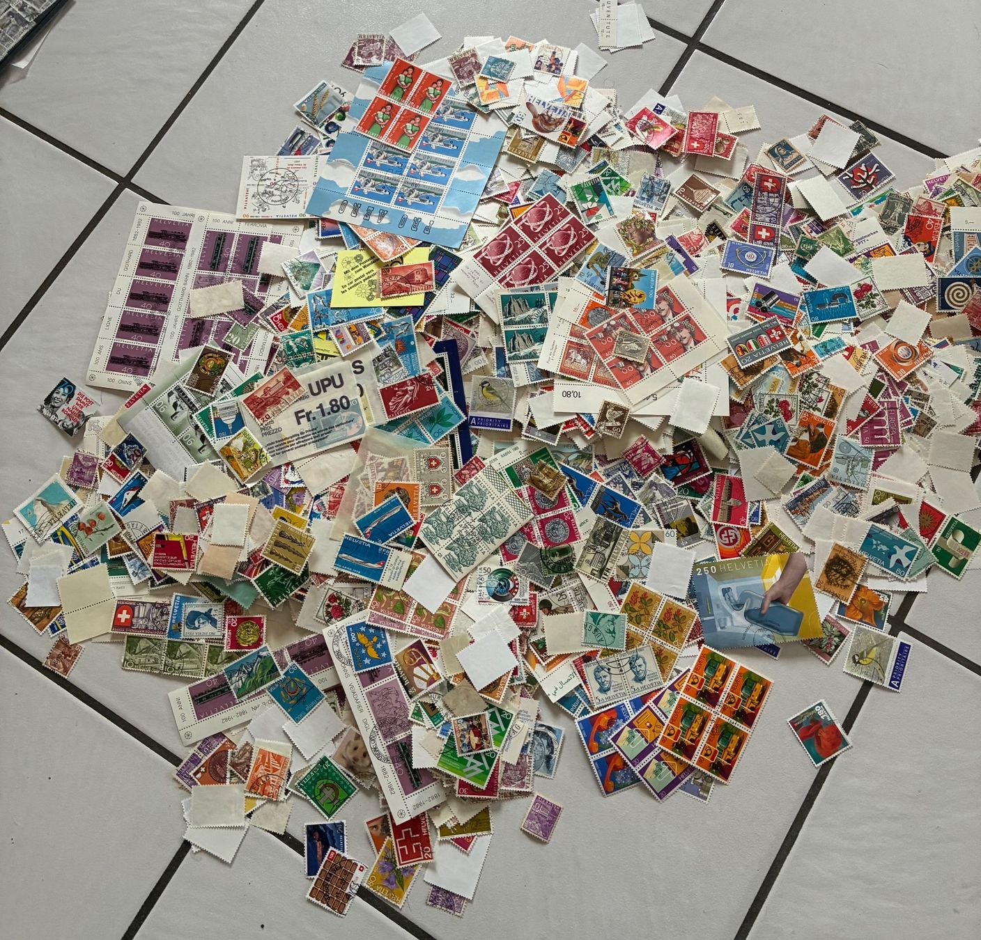 Alle Briefmarken: Lot timbres suisses – Gebraucht aus Rovray von Ganderch