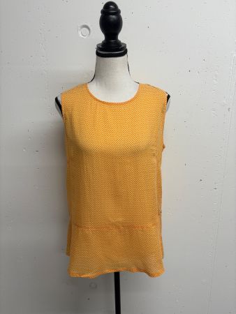 Lanius Top in Gelb mit Muster Gr. 36 Viskose Schösschen
