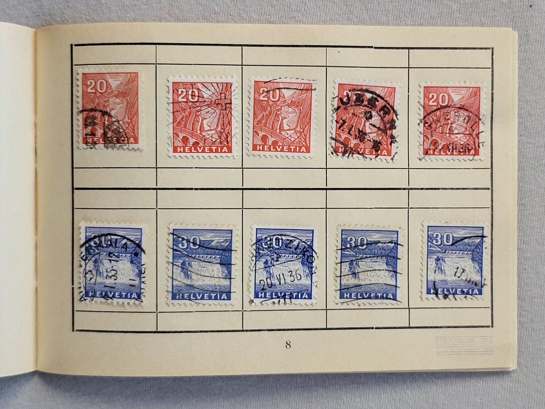Alle Briefmarken: (569) Altes kleines Briefmarkenheft ab ca. 1930 – Gebraucht aus Schwarzhäusern von Inot3 6