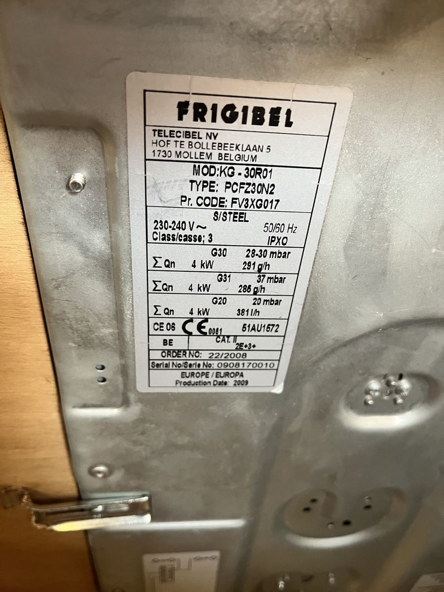 Cucine: Plaque à Gaz Frigibel – Usato da Chambrelien venduto da Teonimos 2