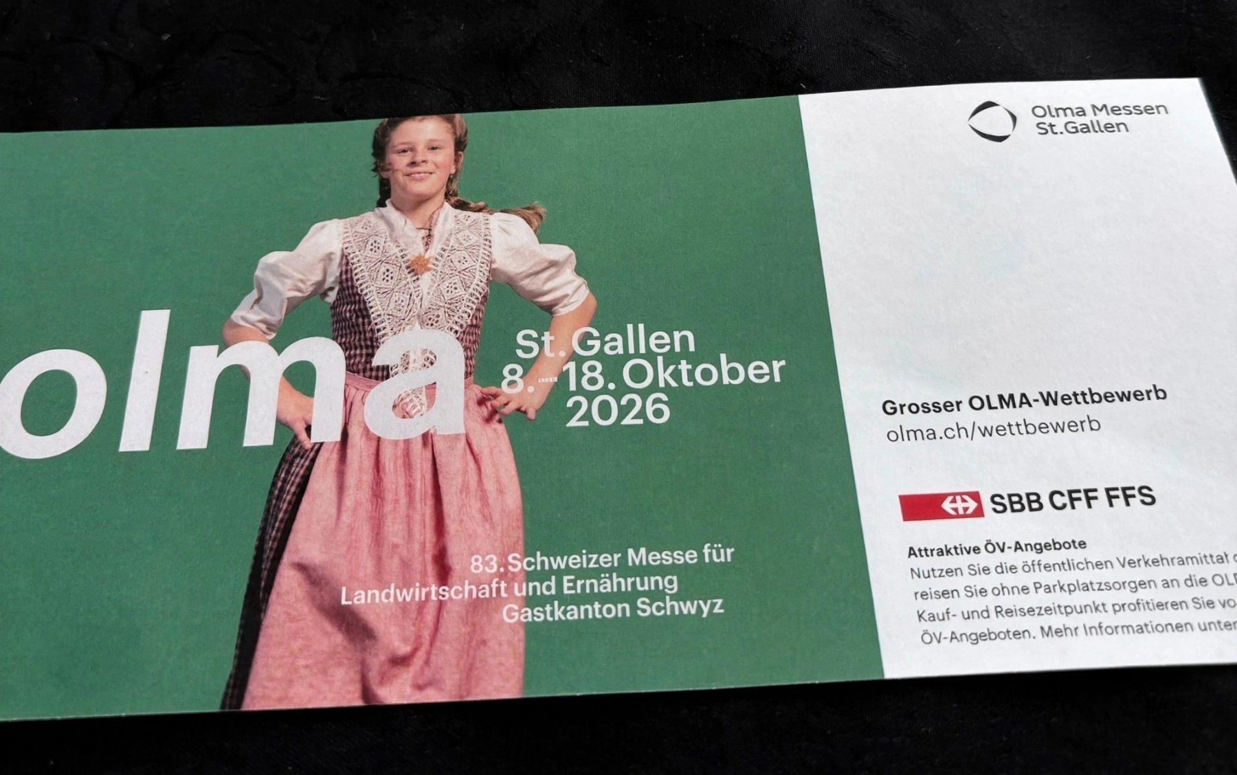 Tickets: OLMA Tagesticket – Neu (gemäss Beschreibung) aus Weinfelden von Spaci