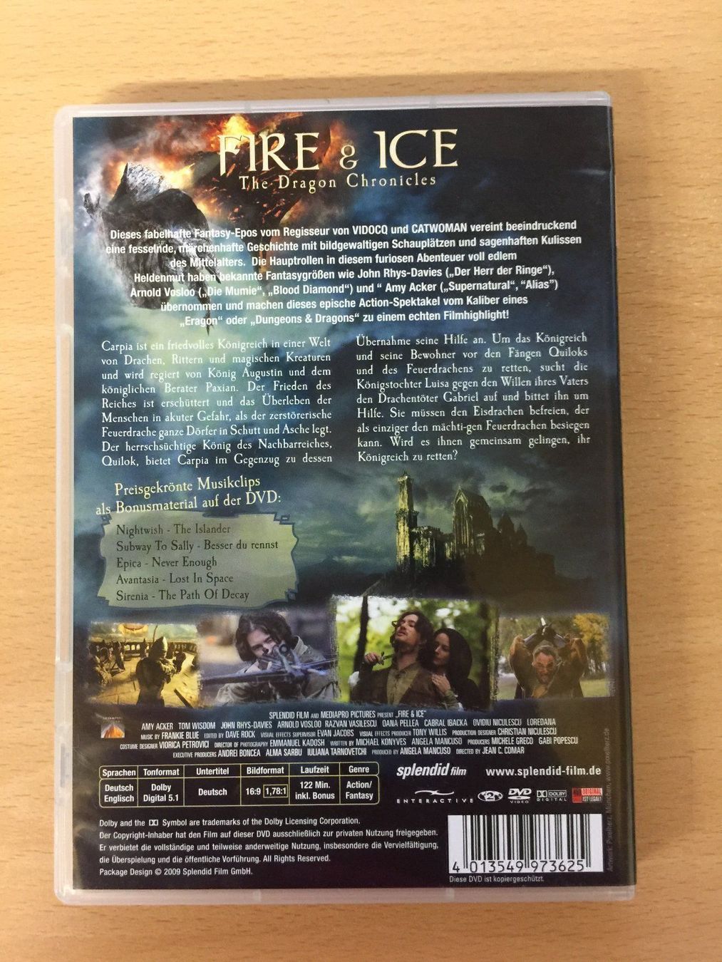 Tutti i DVDs: Fire & Ice – Usato da Glattfelden venduto da cybermaxx 1