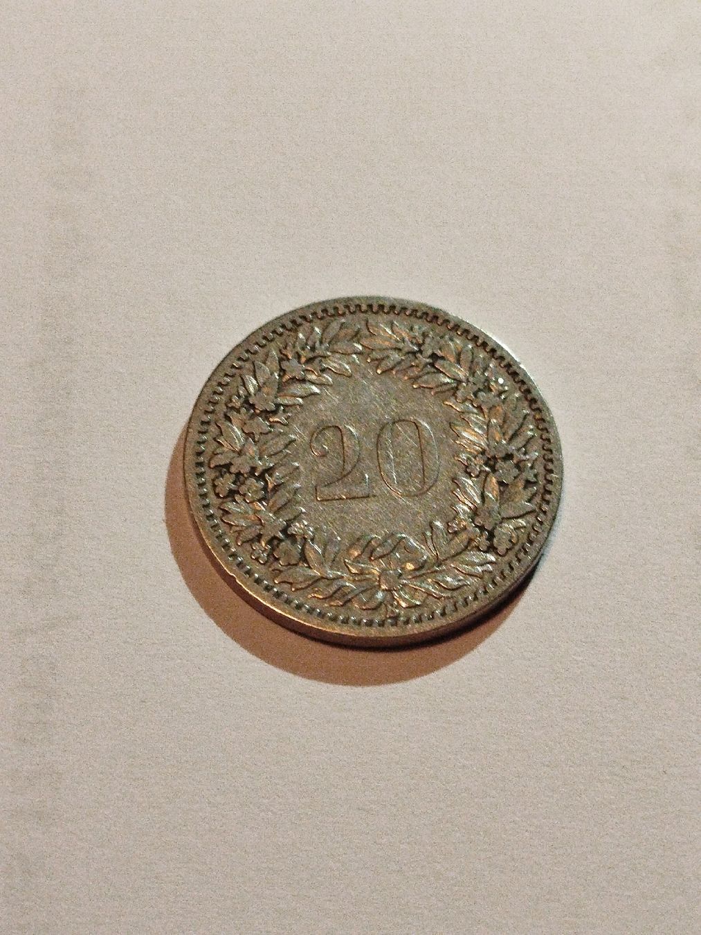 Tutti le monete: pièce de 20 centimes suisse de 1885 – Usato da Châtel St Denis venduto da Magil71 1