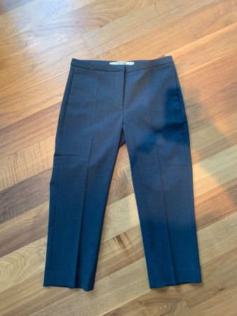 Hache Kick Flare Trousers in Navy