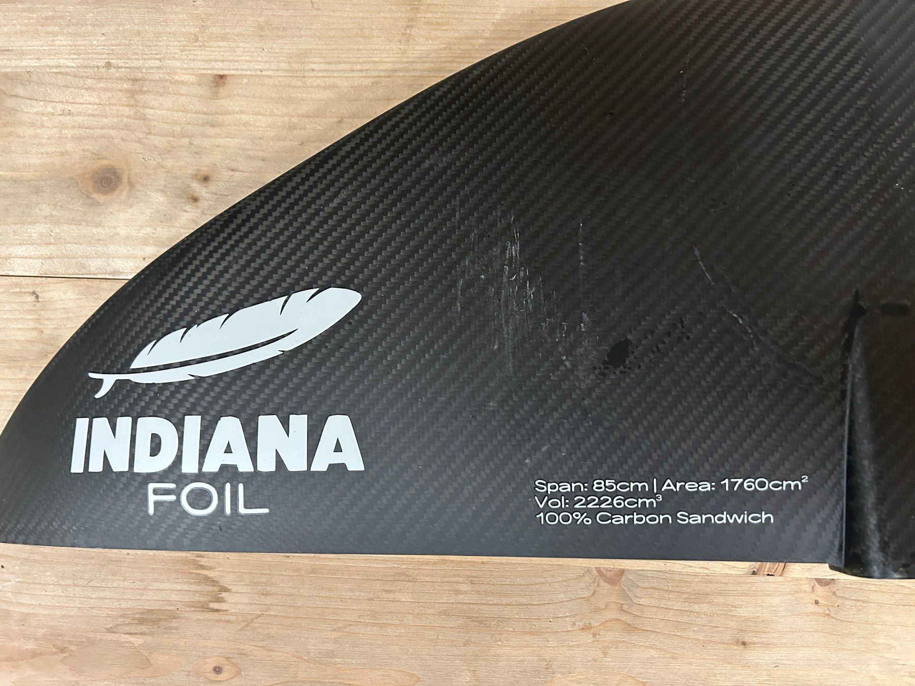 Tavole da surf e di nuoto: Indiana Foil Front Wing 850S – Usato da Oberrieden venduto da WhiteWaveAG 3