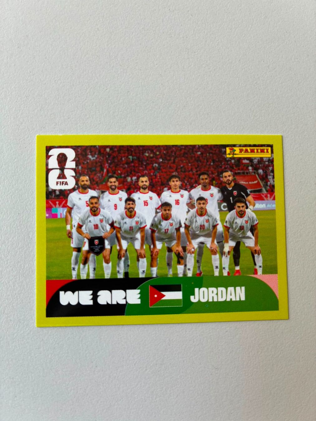 Panini Carte collezionabili: Carte panini 2026 - JOR 13 – Nuovo (secondo la descrizione) da La Neuveville venduto da Ibo2300