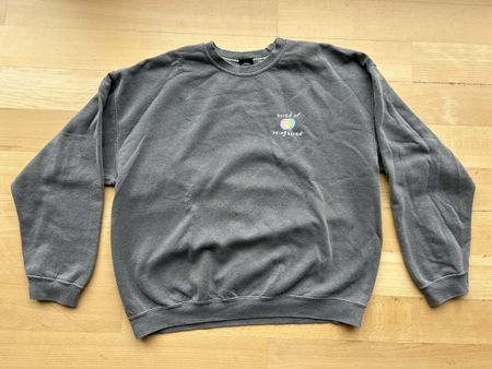Urban Outfitters Vintage-Stil Grauer Pullover, Grösse M