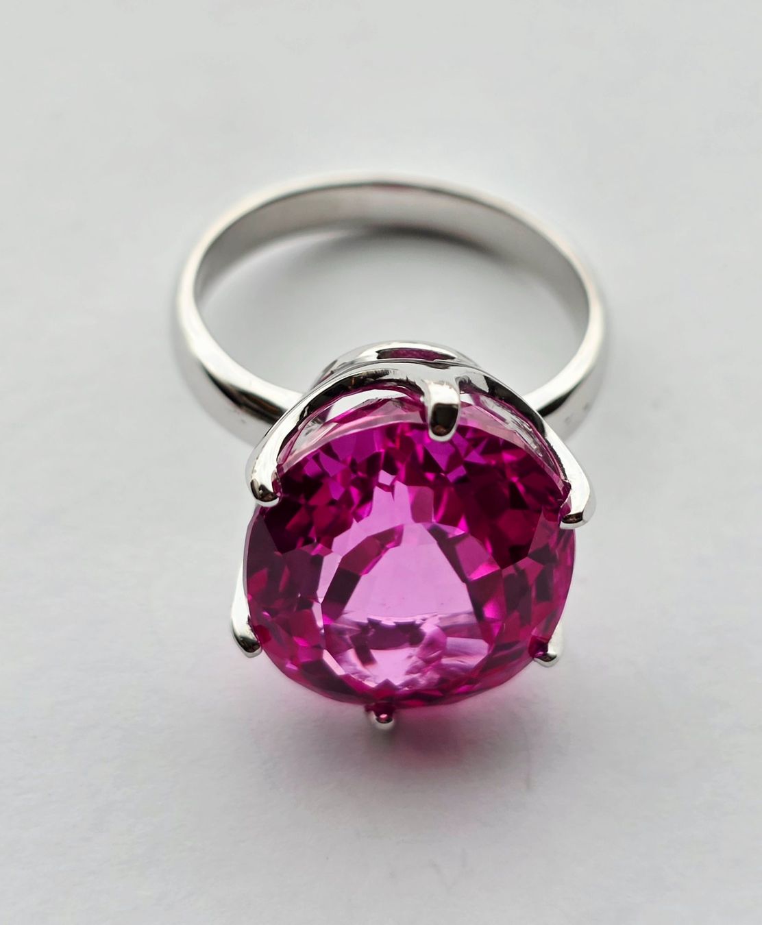 Anelli: Fingerring Solitaire rosa Topas – Nuovo (secondo la descrizione) da Zürich venduto da Benedikt21 8