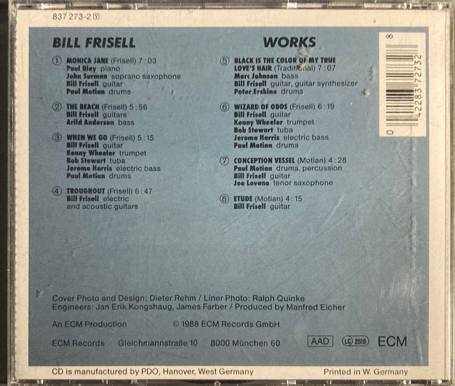 CD: BILL FRISELL - WORKS – Usato da Poliez-Pittet venduto da Newtown-Records 1