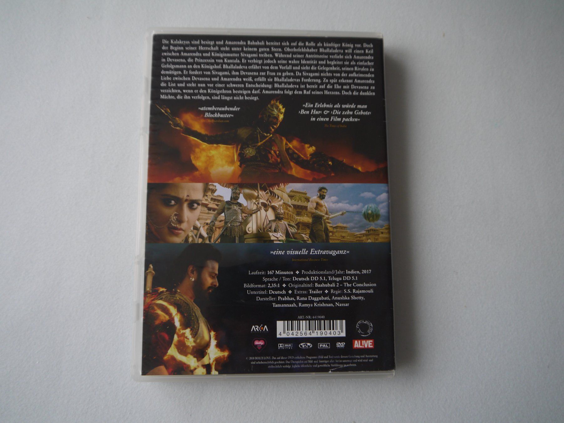 Tutti i DVDs: Baahubali 2: The Conclusion - selten – Usato da Hagendorn venduto da Blaf 1