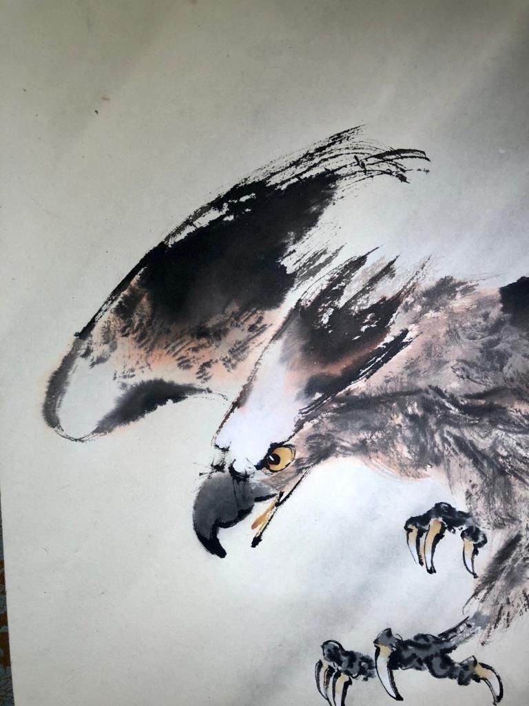 Foto & Immagini: Chinesisches Vintage Rollbild "Adler" – Nuovo (secondo la descrizione) da Buchs SG venduto da Leben2016 1