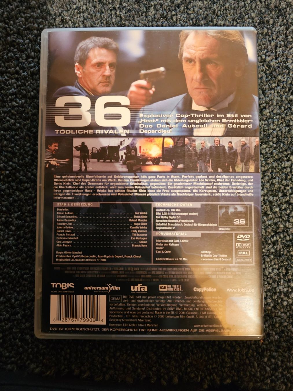 Tutti i DVDs: 36 TÖDLICHE RIVALEN (13115) – Usato da Ruswil venduto da M71 1