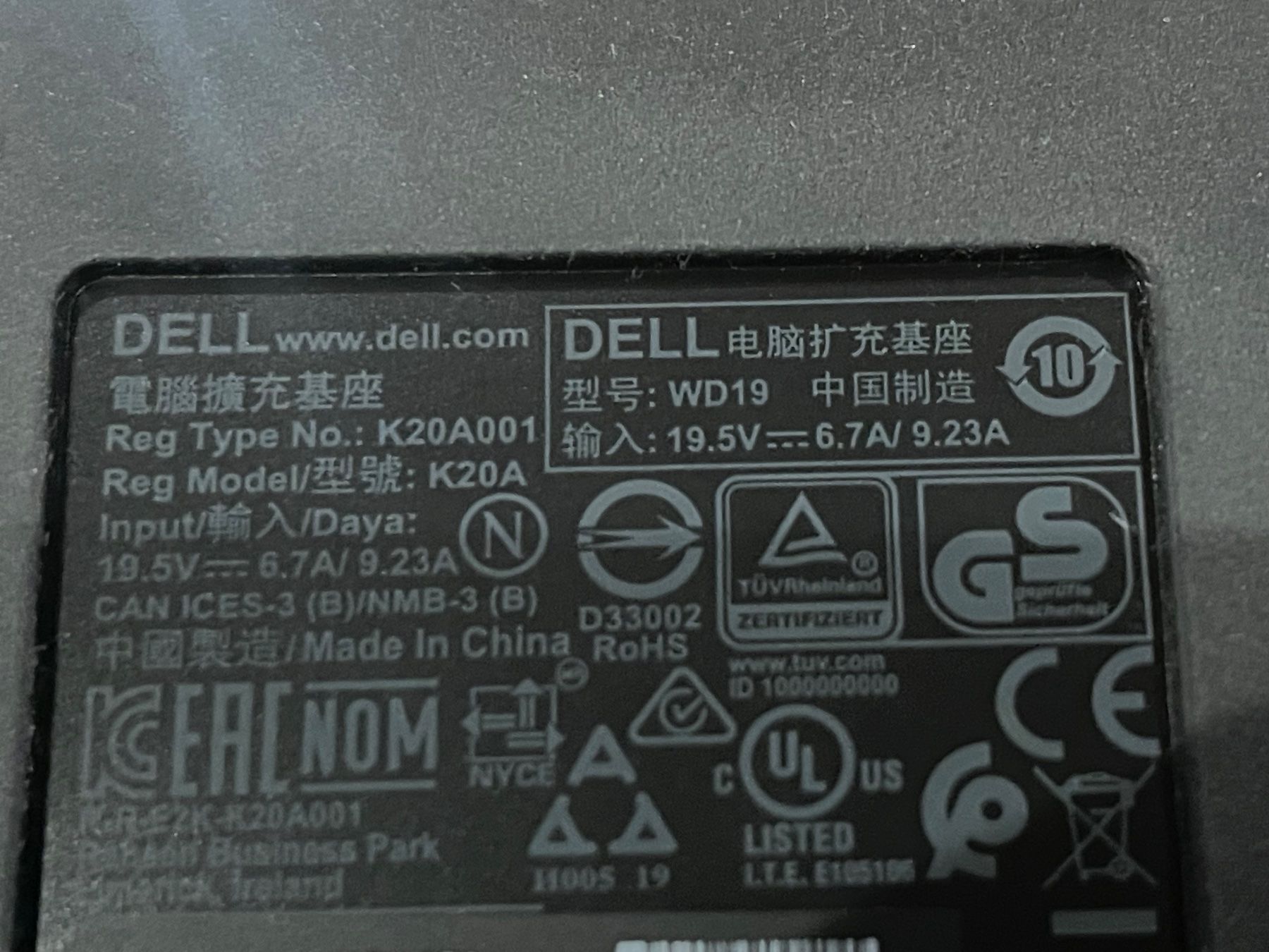 Dell Docking station: Dell WD19 USB-C Dock – Usato da Unterterzen venduto da nbx 2