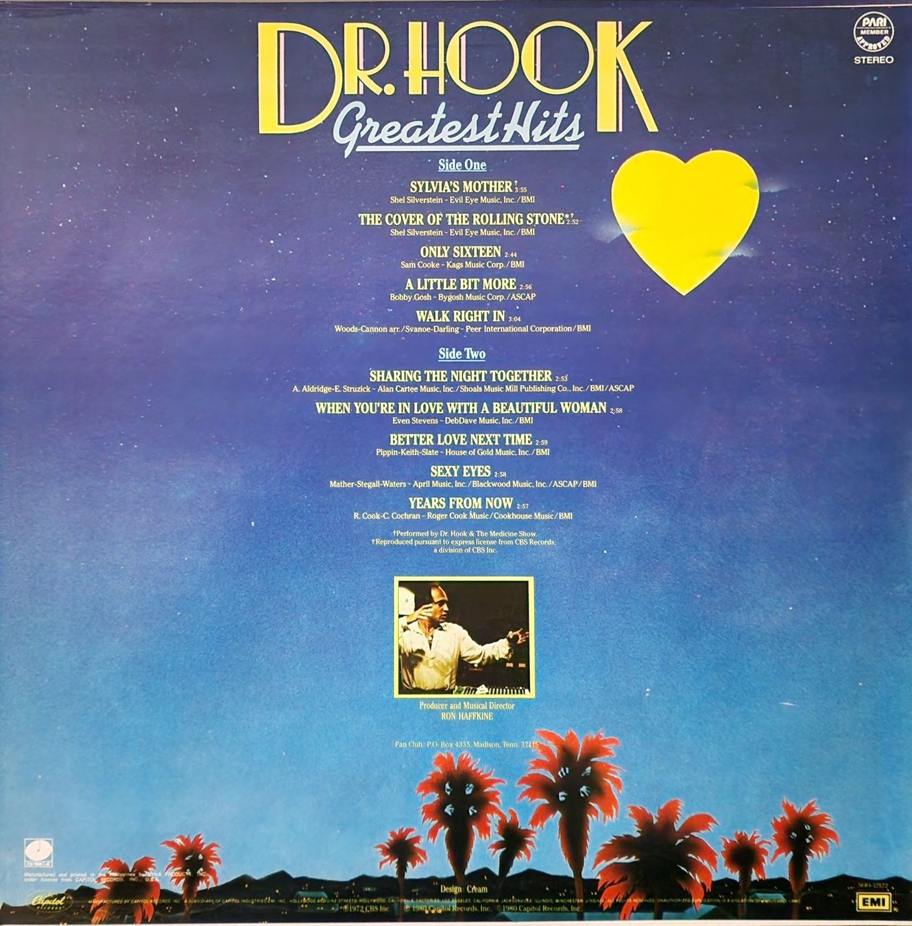 Dischi in vinile: Dr. Hook LP – Greatest Hits – Usato da Root venduto da atelier22 1
