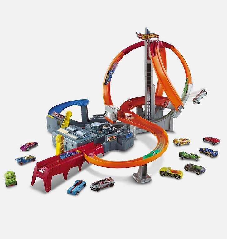Hot Wheels Circuits: Hot Wheel Autorennbahn Mega Crash Superbahn – D'occasion à Oppligen par ren_l9ll