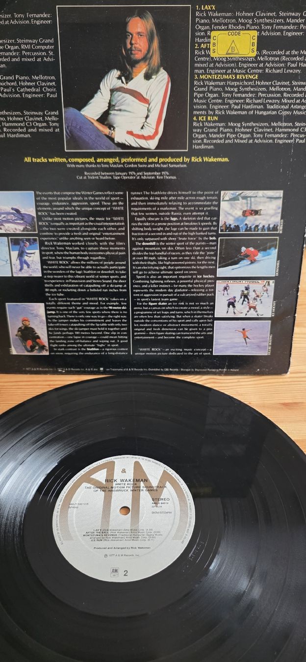 Dischi in vinile: Rick Wakeman - White Rock  1976 G,G – Usato da Yvonand venduto da RF-VINYL 3