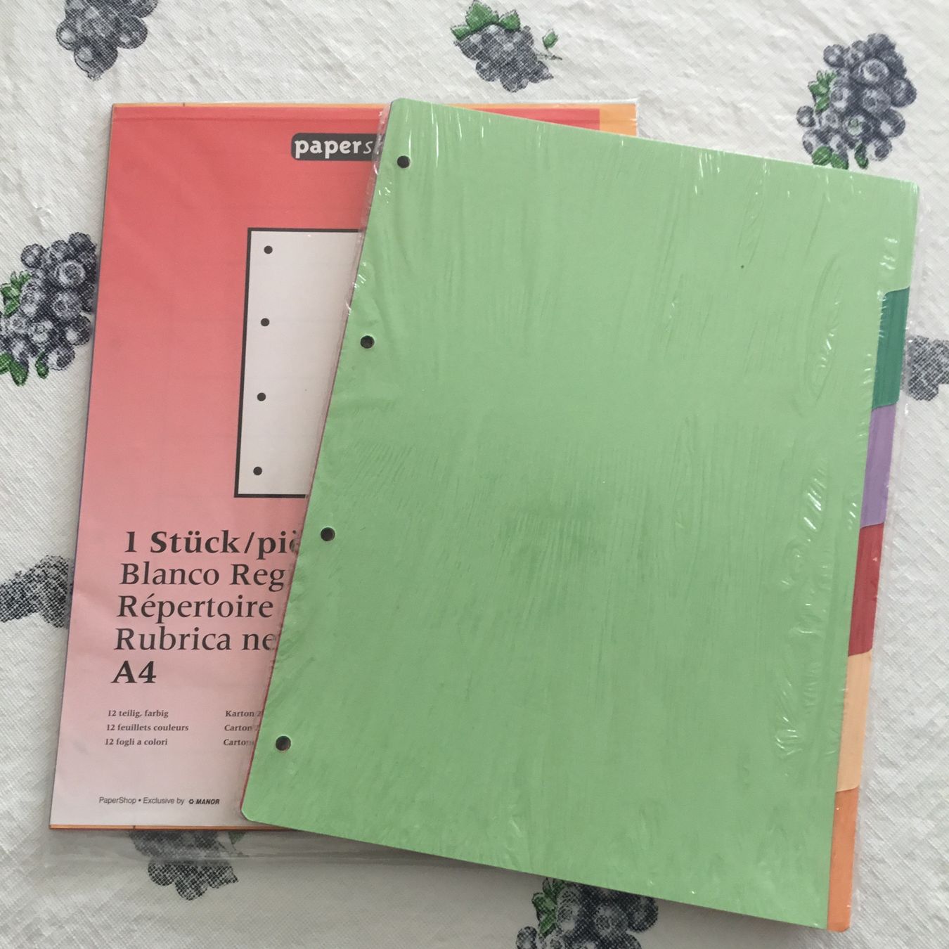 Raccoglitori: Register A4 - 6Stk. Neu Original verpackt – Nuovo e nell'imballaggio originale da Blauen venduto da sternchen66 1