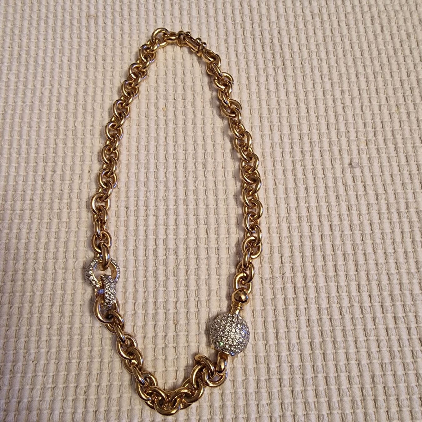 Catenine: Art Deco Gold Kette – Usato da St. Gallen venduto da mania03