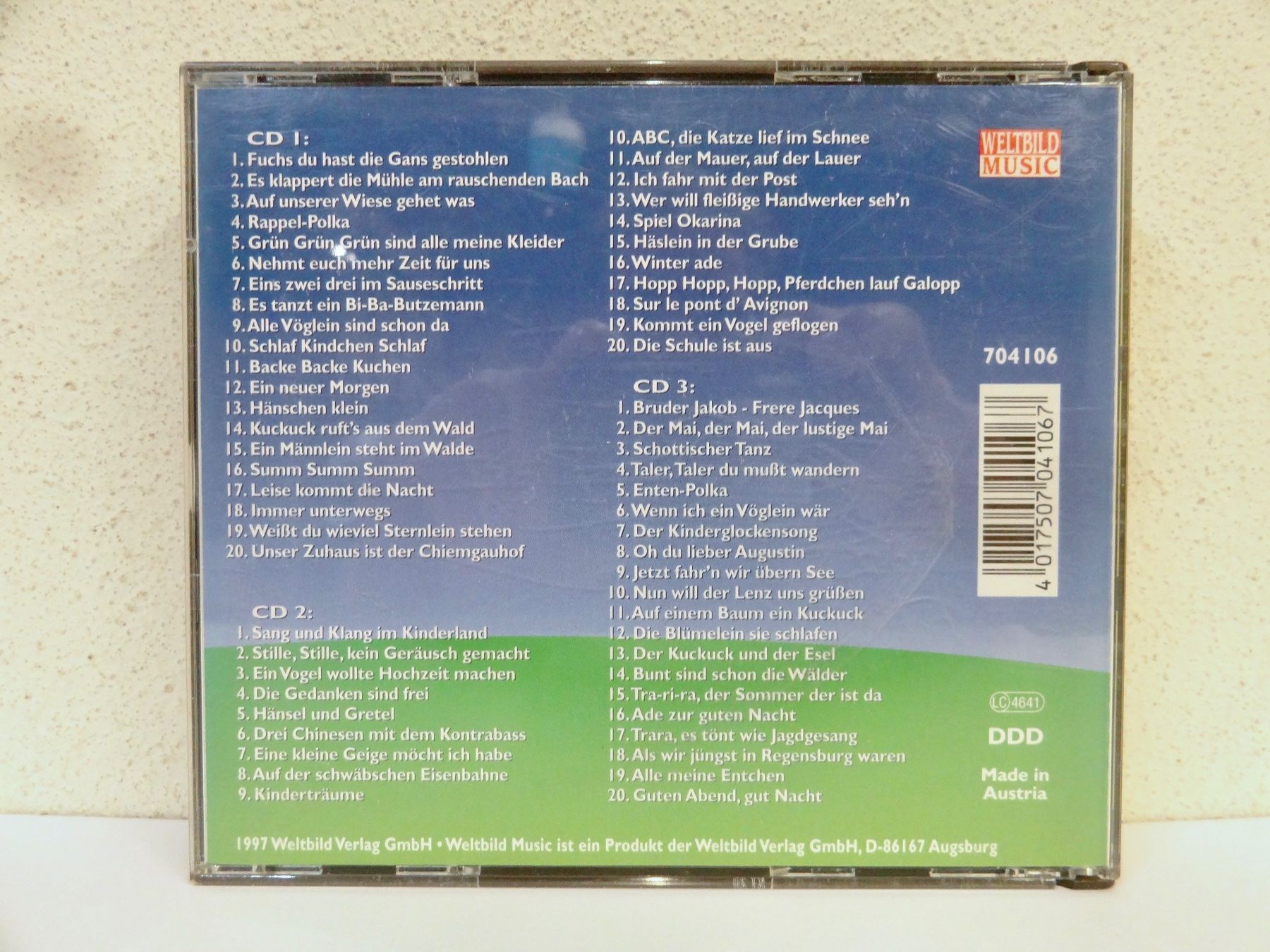 CDs: 3 CD 60 KINDERLIEDER ZUM MITSINGEN – Gebraucht aus Kerzers von wisaundso 1