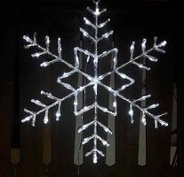 LED Schneeflocke - ca. 80 cm - Neu und originalverpack