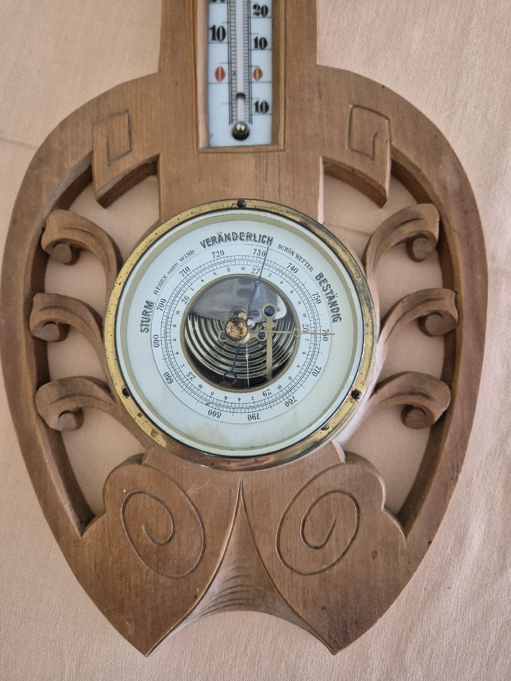 Altro per la casa: Antikes Barometer/Thermometer aus Holz, Wanddeko – Usato da Eschlikon TG venduto da zuzanka80 7