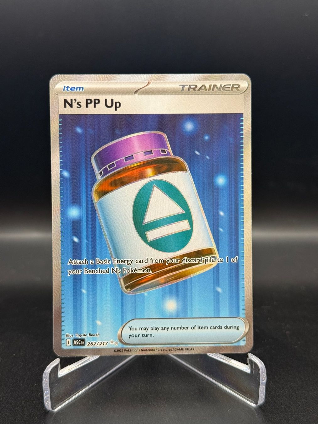 Pokémon Carte collezionabili: N's PP Up (ASC 262) – Usato da Birmensdorf ZH venduto da SnorlaxMail