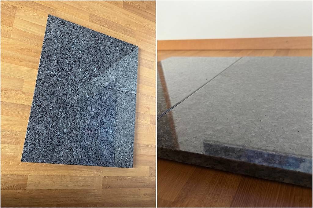 Pietre & tegole: Granit Steinplatten zwei Stück – Nuovo (secondo la descrizione) da Bern venduto da Zenithar 3