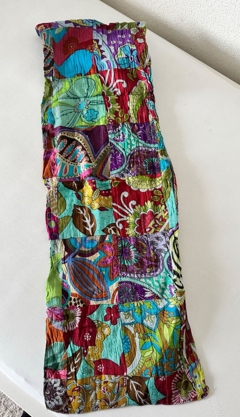 Foulard & Sciarpe: INDISCHER PATCHWORK SCHAL - EINZELSTÜCK – Nuovo e nell'imballaggio originale da Honau venduto da sainj 2