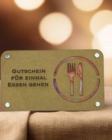 Holz - Geschenkkarte