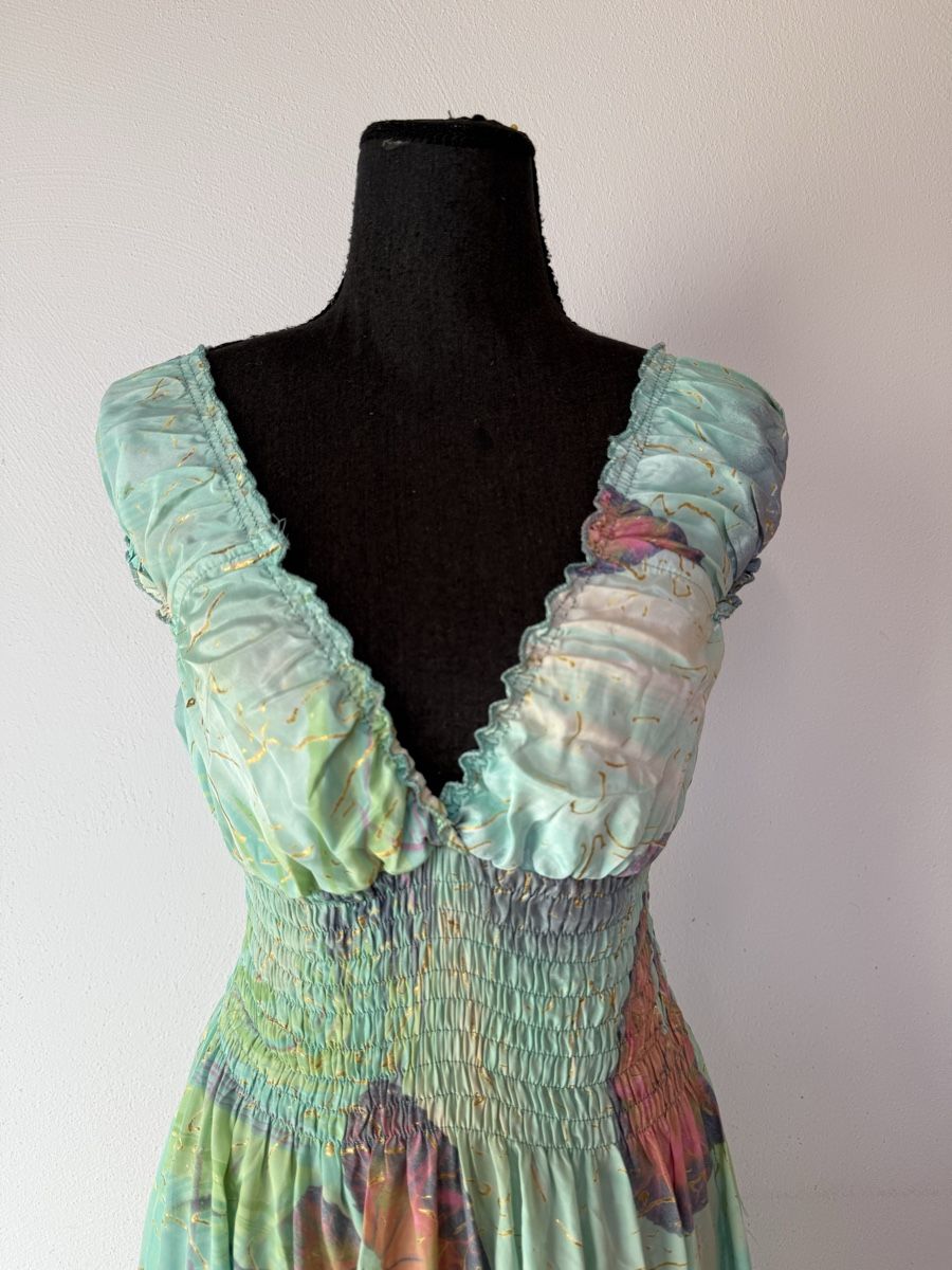 Robes: Boho Vokuhilastufenkleid mit Seide – Neuf (Voir description) à Sigriswil par ck56 3