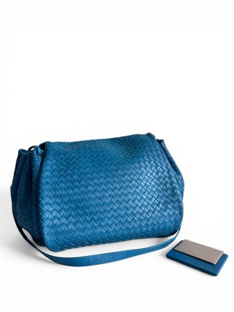BOTTEGA VENETA Nappa Intrecciato Messenger Bag