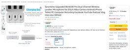 Saramonic Blink500 Pro Wireless microphone like rode dji mic