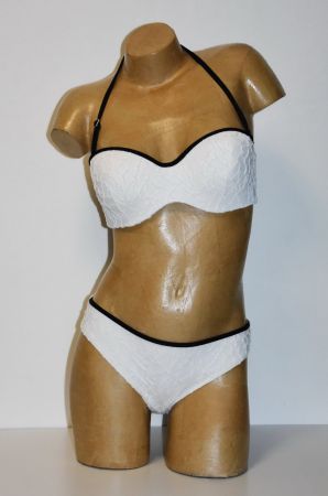 LORIN Damen Bikini Badekleid/weiss,schwarz/ Gr.38/75C. NEU