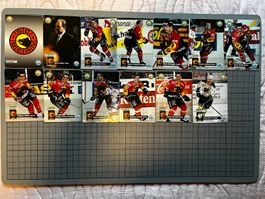 SC Bern Sammelkarten 1995/96 – 12 Karten inkl. Ville Sirén
