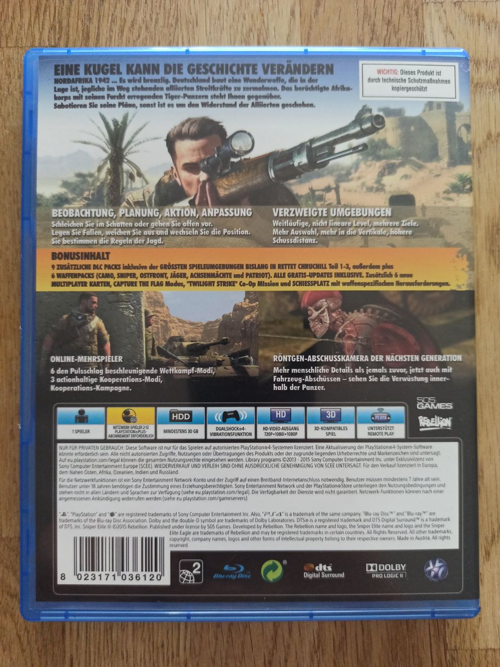 Giochi: Sniper Elite III Ultimate Edition PS4 / PS5 - TOP – Usato da Oberweningen venduto da mar_87mx 1