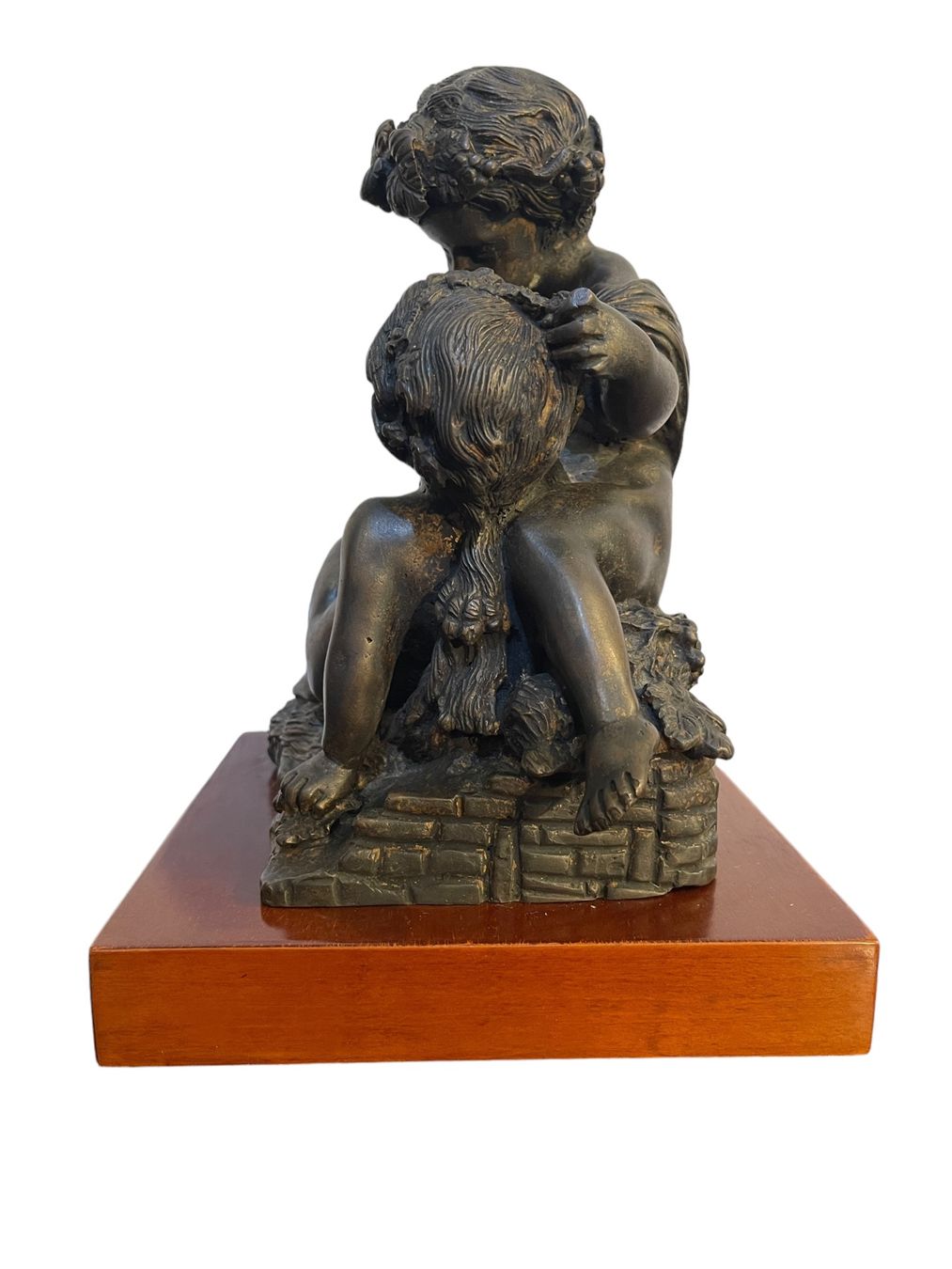 Sculture & Statue: Bronzo putti con uva, XIX secolo – Usato da Bellinzona venduto da Omegart 3