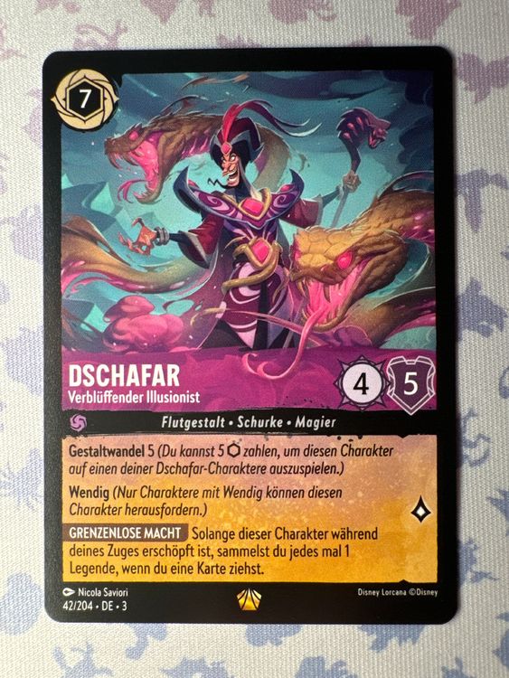 Dschafar / Jafar Legendary 42 - Lorcana Titenlande (Neu (gemäss ...