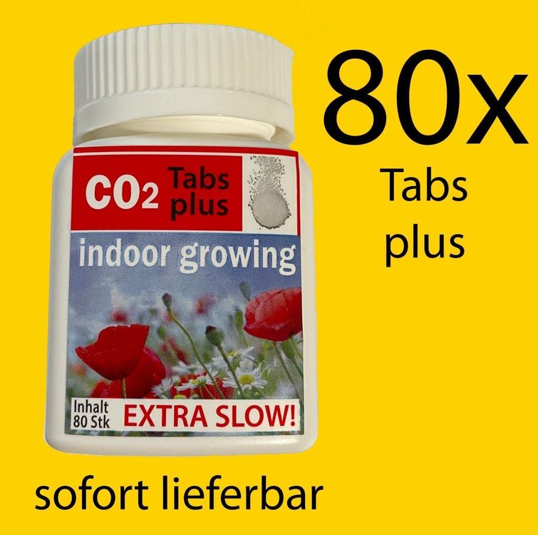 CO2 Tabs Extra Slow 80 Tabletten Grow Kaufen auf Ricardo