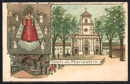 Litho Mariastein, Wallfahrtskirche, Unte