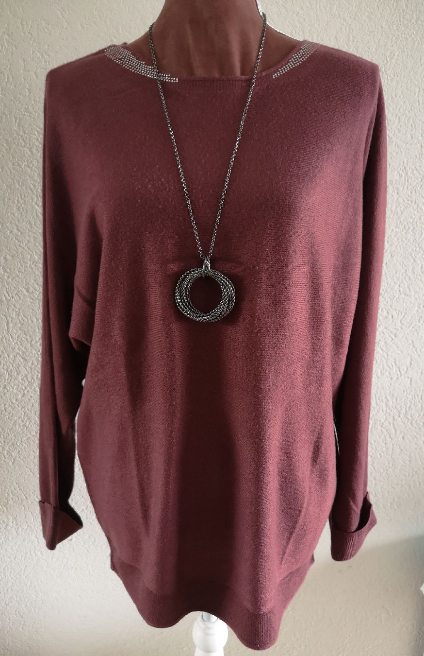 Maglioni & Felpe: violetter Pulli Gr. L - Chicorée - Spendenaktion – Nuovo (secondo la descrizione) da Unterkulm venduto da Beljasch 3