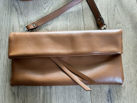 Sac à main Gianni Chiarini en cuir marron, état neuf