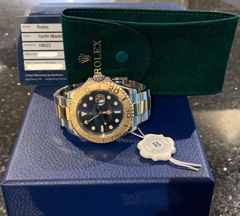 rolex yacht master 40 stahl gold