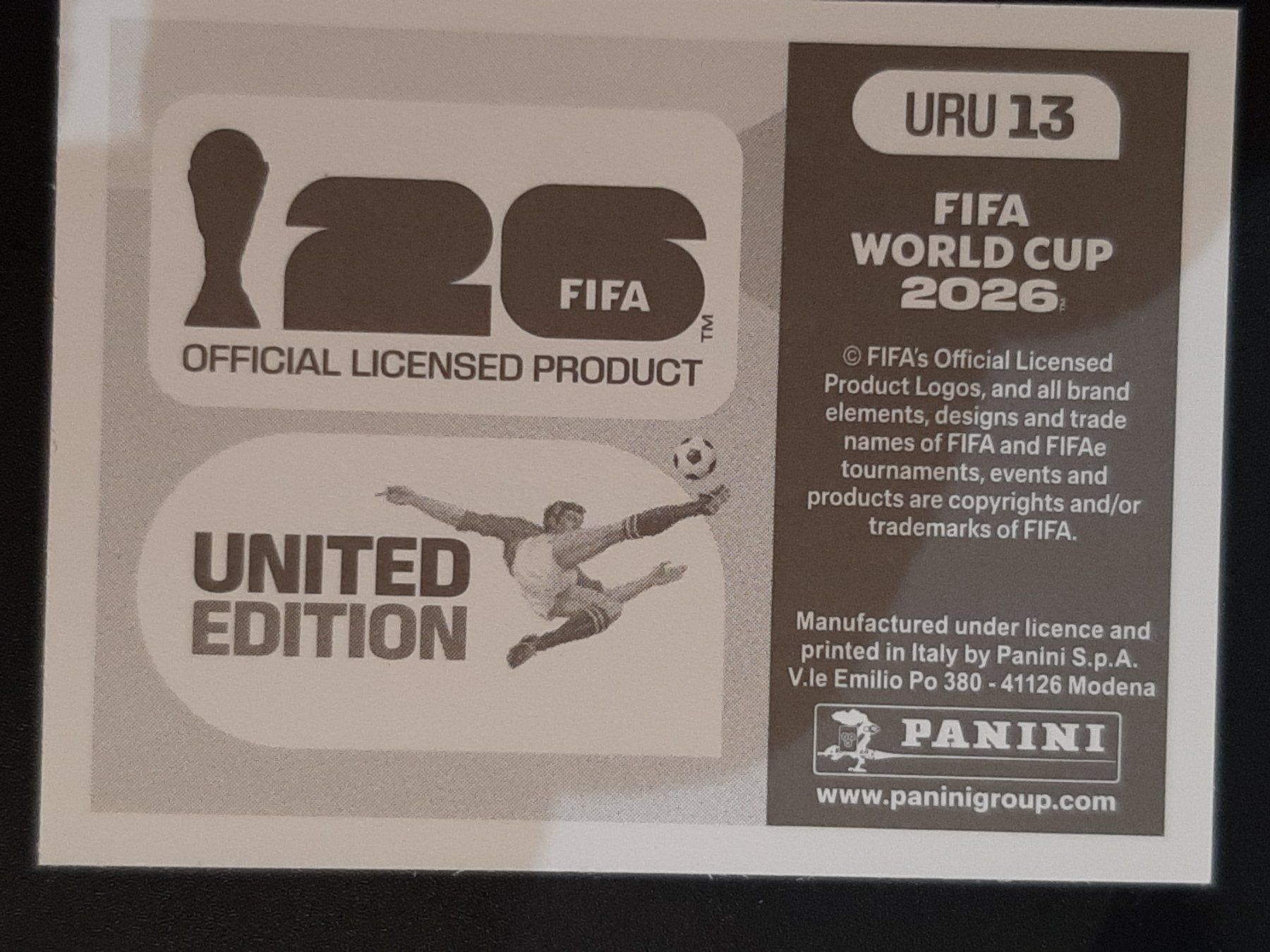 Panini Carte collezionabili: Panini 2026 URU13 – Nuovo (secondo la descrizione) da Leuk-Stadt venduto da Meic 1