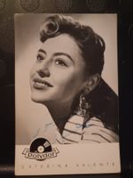 Caterina Valente - Handsignierte alte Autogrammkarte