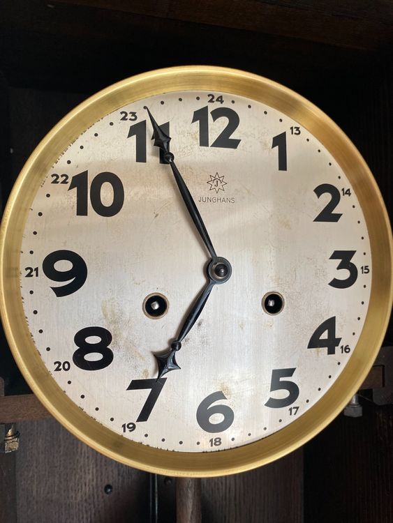 Junghans Orologi da terra & Orologi da parete: Wand-Pendel-Uhr – Usato da Dachsen venduto da zuihoba 1