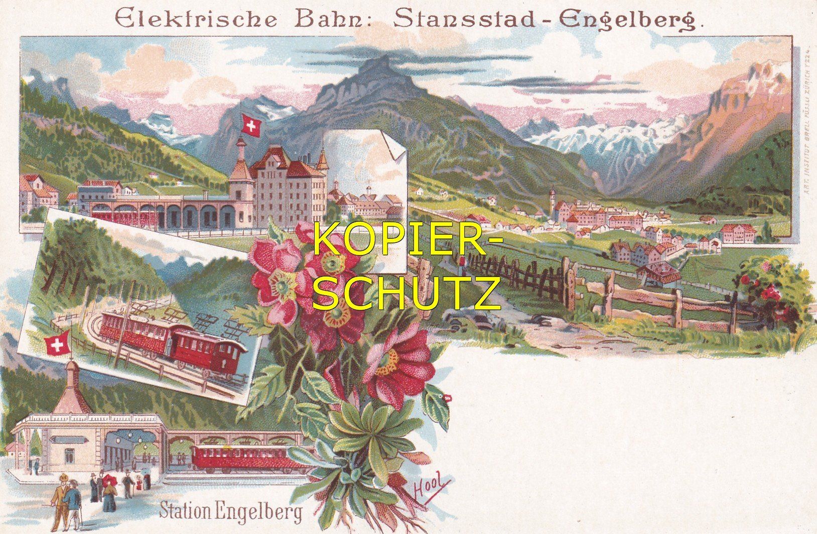 Cartoline postali: Stansstad-Engelberg-Bahn (Litho) /az – Usato da Hombrechtikon venduto da Rudolf07